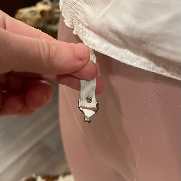 Vintage 1930s Charmode Cotton Top Bra Size 38C White - Picture 5 of 10